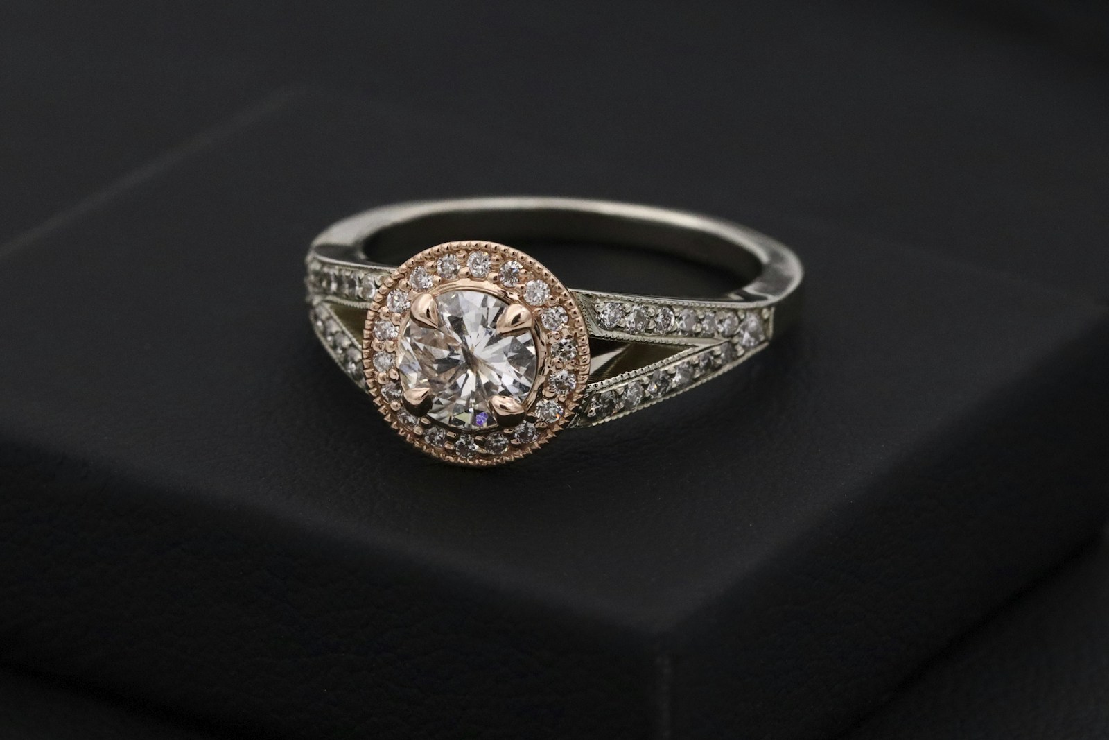 Pack shot — solitaire ring