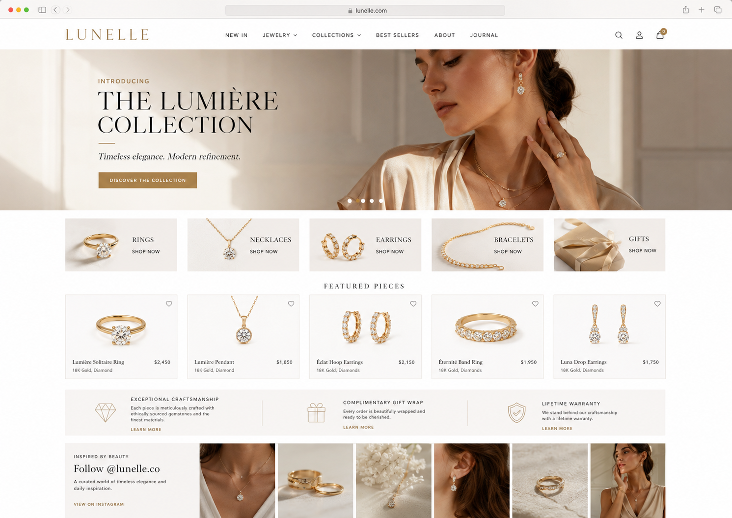 Lunelle storefront